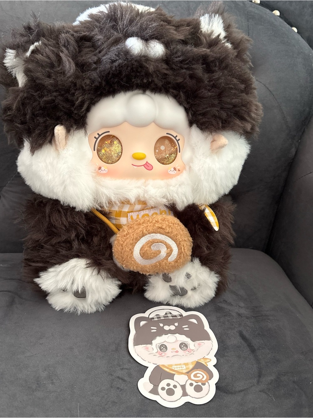 Yooki Baby Bakery 600% Series Plush Chocolate Roll Kitty Rare Liquid Eyes